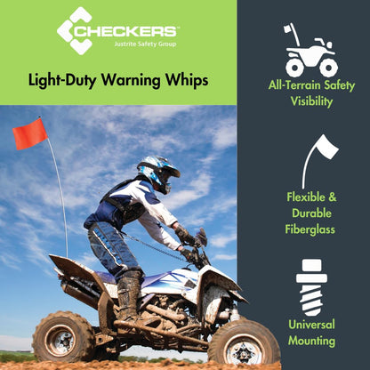 Checkers Industrial Safety Products Flagstaff FS3009LD Base de montaje magnética para látigo ligero no iluminado