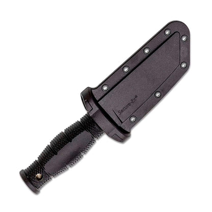Cold Steel Mini Leatherneck / 6 3/4" Total / 3 Pulgadas / Punta Tanto / Acero Aleado / Negro / Cuchillo de Caza de Hoja Fija