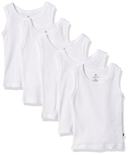 HonestBaby Muscle tee Sleeveless T-Shirt Multi-Packs Camiseta sin Mangas para bebs y Nios pequeosbaby-Boys