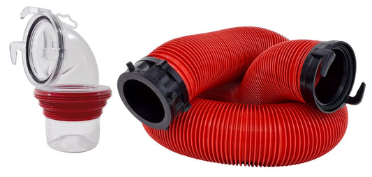 Valterra D04-0114 EZ Coupler Bayonet Sewer Hose Kit - 10'