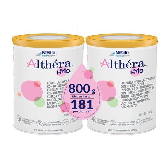 Althéra Fórmula Para Lactantes A Partir del Nacimiento 2 Latas de 400 g c/u