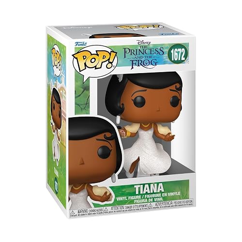 Funko Pop! Disney: The Princess and The Frog - Tiana with Glitter | Mercancía Oficial - Figura de Vinilo Coleccionable para Decoración - Regalo de Cumpleaños para Fans