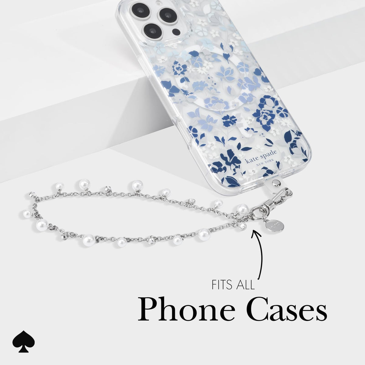Kate Spade New York - Abalorio de teléfono desmontable para teléfono celular