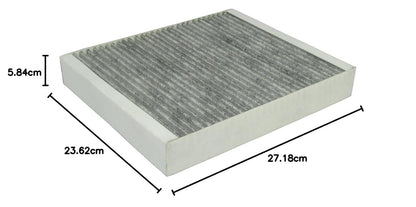 ECOGARD XC36154C Filtro de aire de cabina con eliminador de olores de carbono activado, repuesto premium