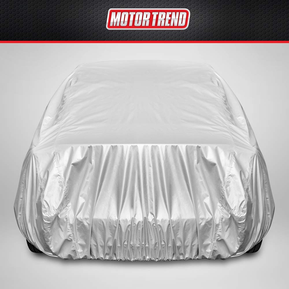 Motor Trend FlexCover - Funda Impermeable para Automóvil, L para hasta 190 x 70 x 50 Pulgadas