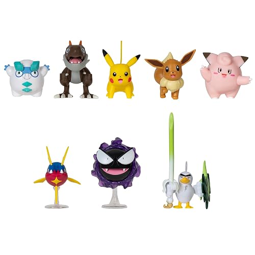 Pokemon - Paquete múltiple de Cifras de Batalla - 8 Unidades - Estilo 1