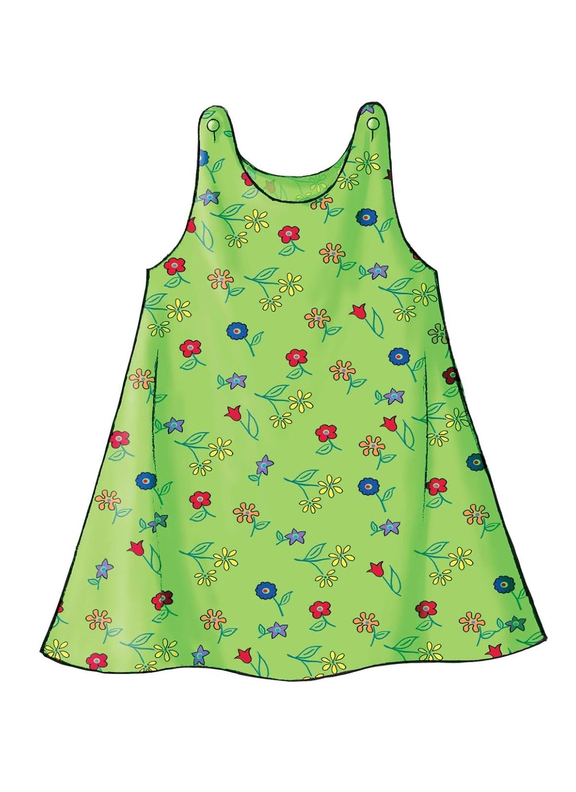 BUTTERICK PATTERNS B3772 - Patrones para Vestidos para niños y niños, Talla 4-5 - 6
