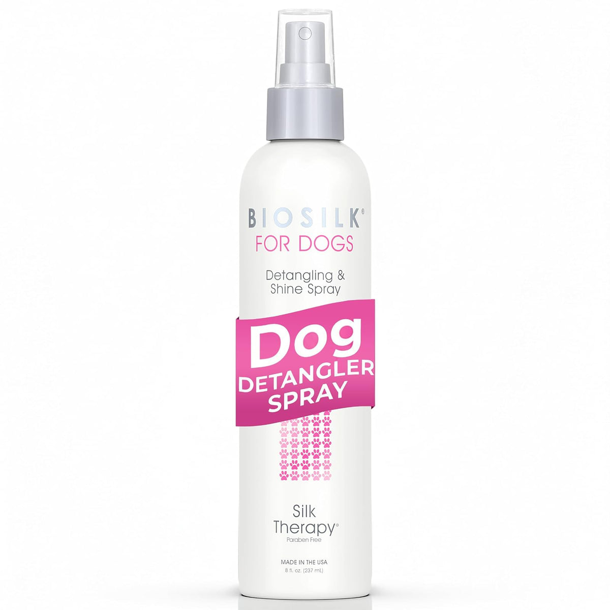 BioSilk Therapy Detangling Plus Shine Protecting Mist for Dogs | Best Detangling Spray For All Dogs and Puppies