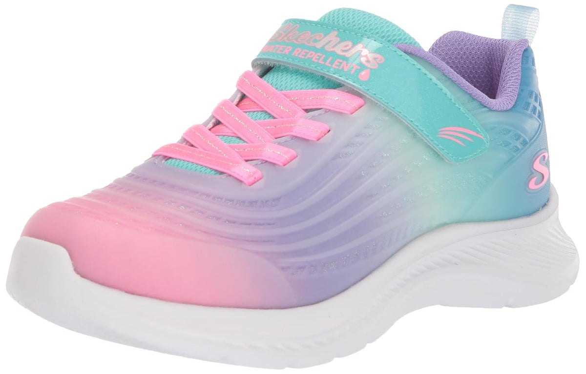 Skechers Jumpsters 2.0 Tenis Blurred Dream para Niñas - Niños grandes (8 - 12 años) - 22.5 cm - Turquesa(Turquoise - multi)