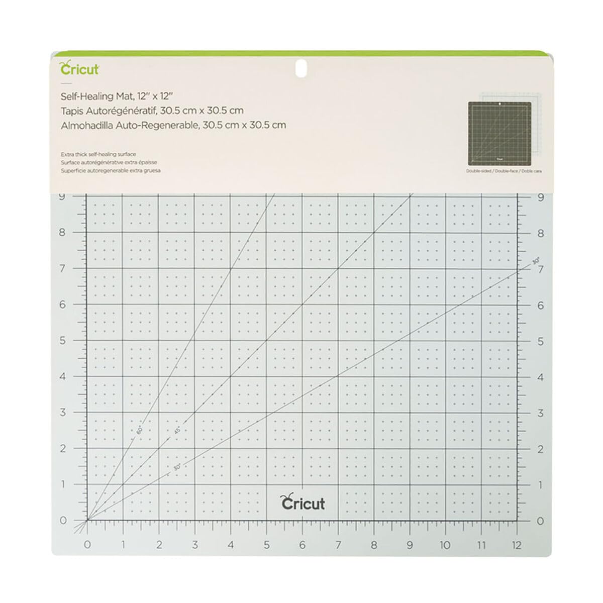 Cricut Tapete de Corte Autorreparable 12 x 12 Pulgadas Azul