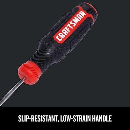 CRAFTSMAN - Juego de destornilladores bimateriales con gancho de precisión, 4 unidades (CMHT65073)