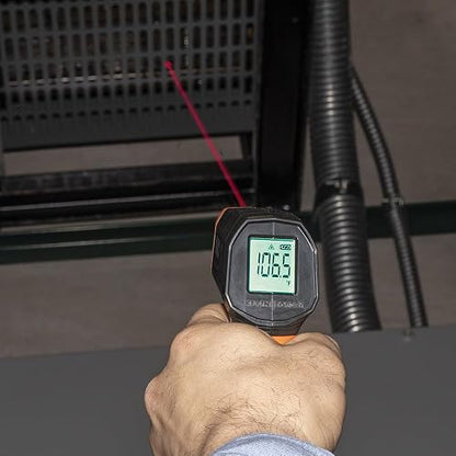 Klein Tools IR1KIT Termómetro infrarrojo y kit de probador de receptáculos GFCI, medición digital de temperatura sin contacto y probador eléctrico