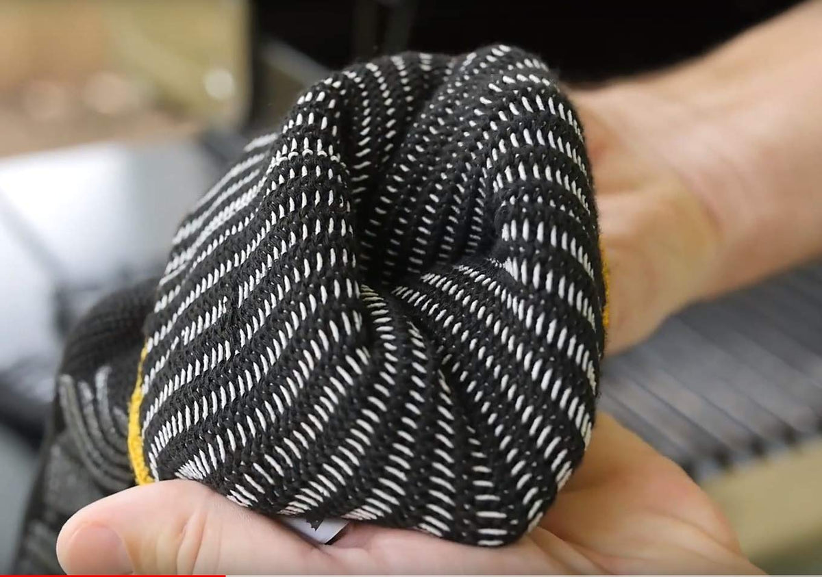 Guantes resistentes al calor de °C a la parrilla para chimenea, accesorios de barbacoa para cocina, guantes de barbacoa, guantes de horno, 1 par, fibra térmica Dupont Nomex está fabricado en Estados Unidos