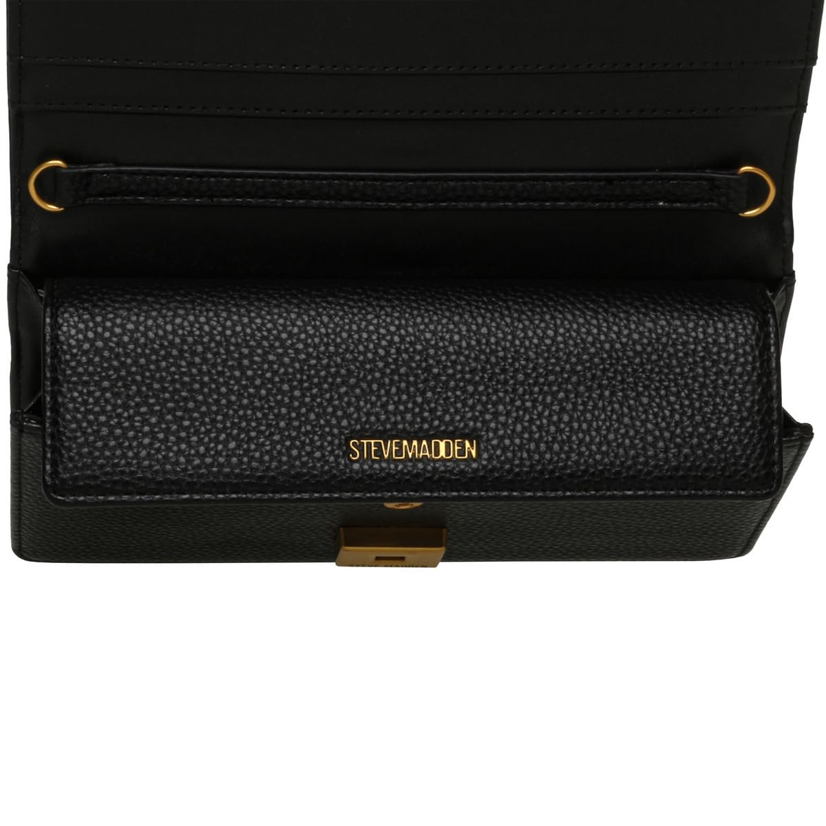 STEVE MADDEN CARTERA BREVER NEGRO PARA MUJER
