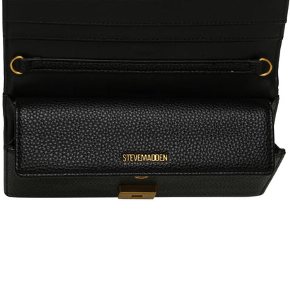 STEVE MADDEN CARTERA BREVER NEGRO PARA MUJER