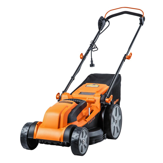 LawnMaster MEB1216K Cortacésped eléctrico de 16 Pulgadas, 12 AMP