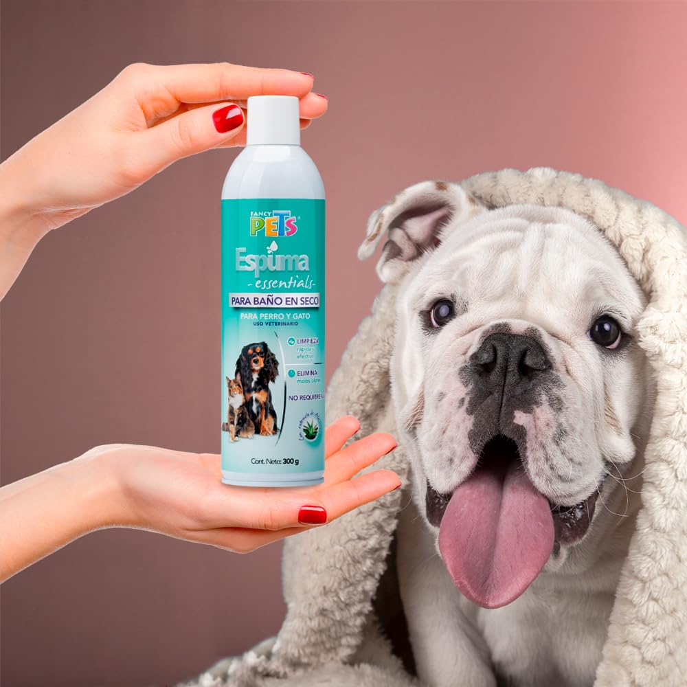 Fancy Pets Espuma P/BAÑO EN SECO Essentials 300 G