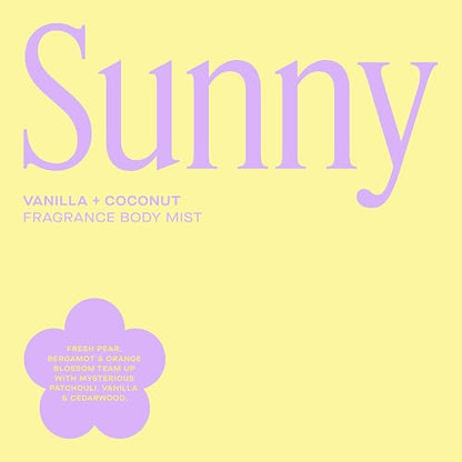 Daise Body Mist Sunny Vanilla y Coconut 100ml