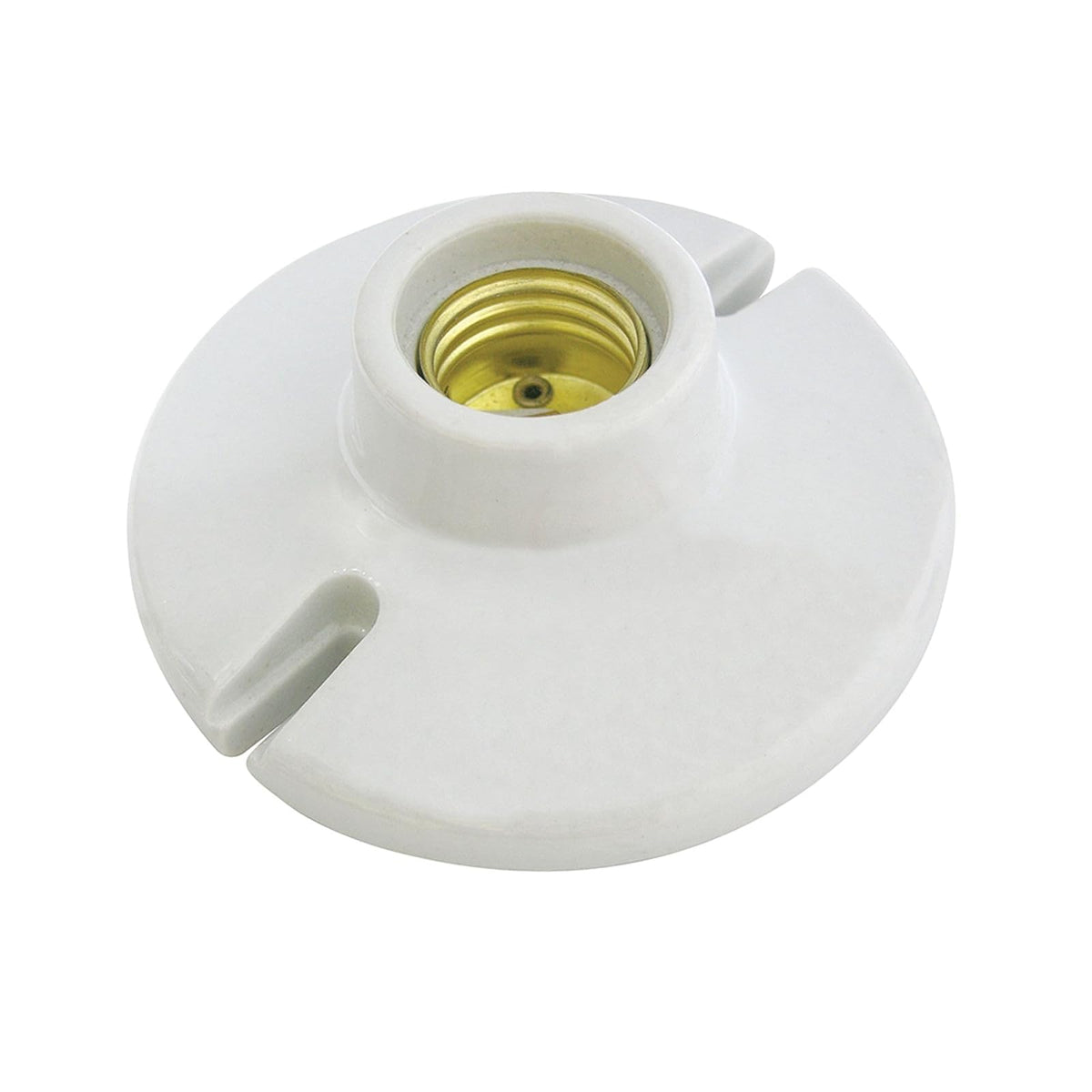 Surtek 136664 Portalámparas de Porcelana Redondo para Techo 4 127 V