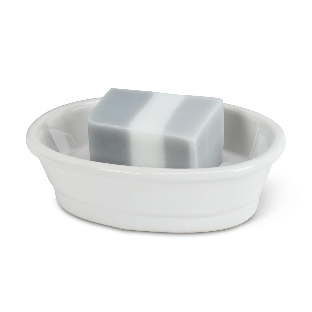 abbott collection, blanco, ovalado "Savon" plato