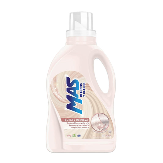 Detergente líquido MAS Blancos y Claros 4.65Lt