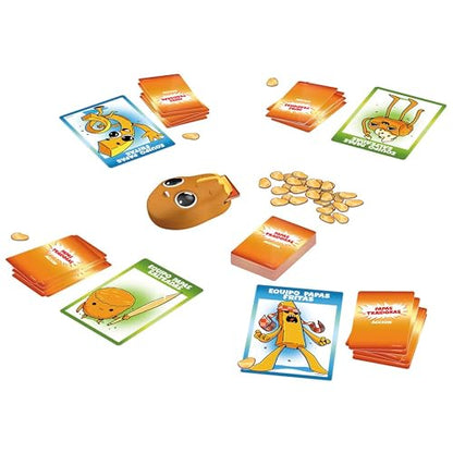 Hasbro Gaming Papas Traidoras Juego de Cartas, Juego dinámico con Rondas de 25 Minutos, para familias y Adultos, para 3 a 10 Jugadores, + 8 años