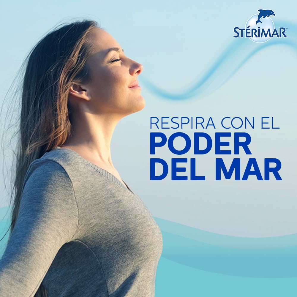 Stérimar Solución Nasal Hypertonic 100 ml. | Recomendado para Congestión Nasal Severa. Uso de 10 a 15 Días. Tu Aliado Contra el Resfriado.100% Natural.