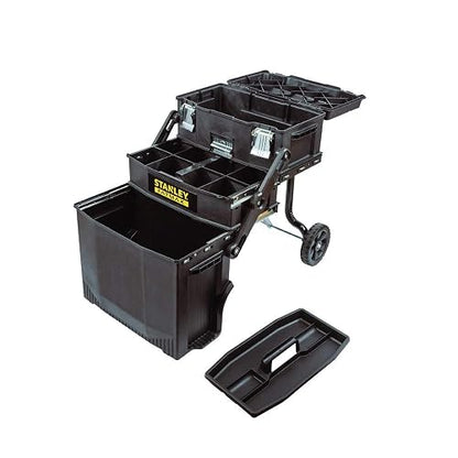 STANLEY Caja de Herramientas con Ruedas y Repisas Fatmax 4 en 1, 020800R