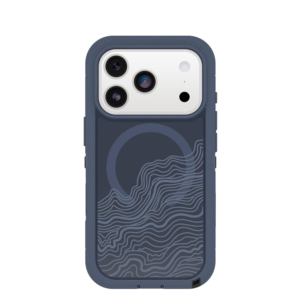 OtterBox - Funda Transparente para iPhone 17 Pro Defender Series Pro XT - Offgrid - Azul - Funda Resistente y Duradera para iPhone a presión