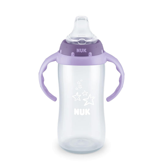 NUK - Taza grande Tritan para aprendices, 10 onzas, más de 8 meses, sin BPA, a prueba de derrames