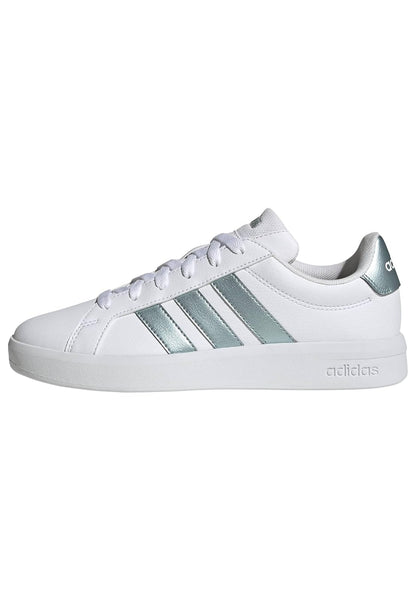 adidas Tenis Casual Grand Court Base 3.0 para Mujer - 27.0 cm - Blanco