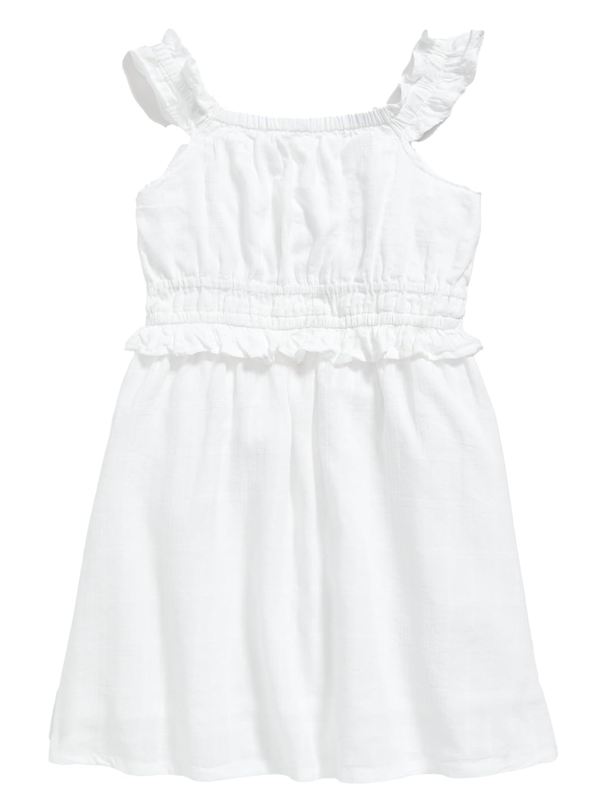 Old Navy Vestido Bebé-Niñas, Blanco, 12-18M