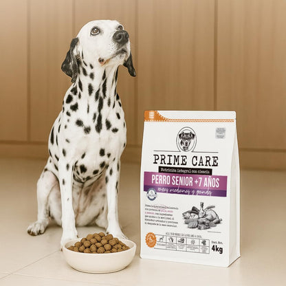 Prime Care Alimento para Perros Senior (+7 Años) Razas Medianas y Grandes 4 kg