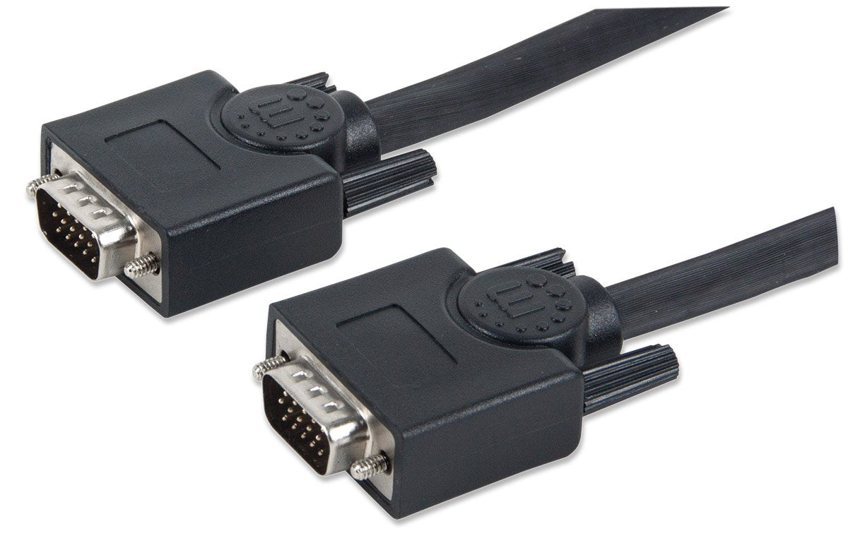Manhattan Cabitl780 Cable Vga, Hd15, 11 M, Vga (D-Sub), Vga (D-Sub), Macho/Macho, Negro