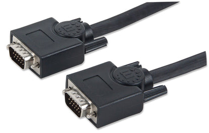 Manhattan Cabitl780 Cable Vga, Hd15, 11 M, Vga (D-Sub), Vga (D-Sub), Macho/Macho, Negro