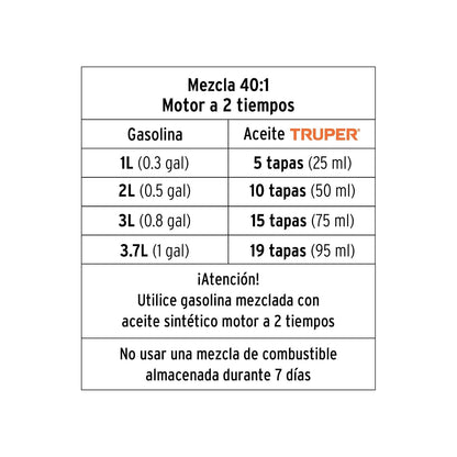 Pretul MOT-4520P, Motosierra 45 cc a gasolina con barra de 20"