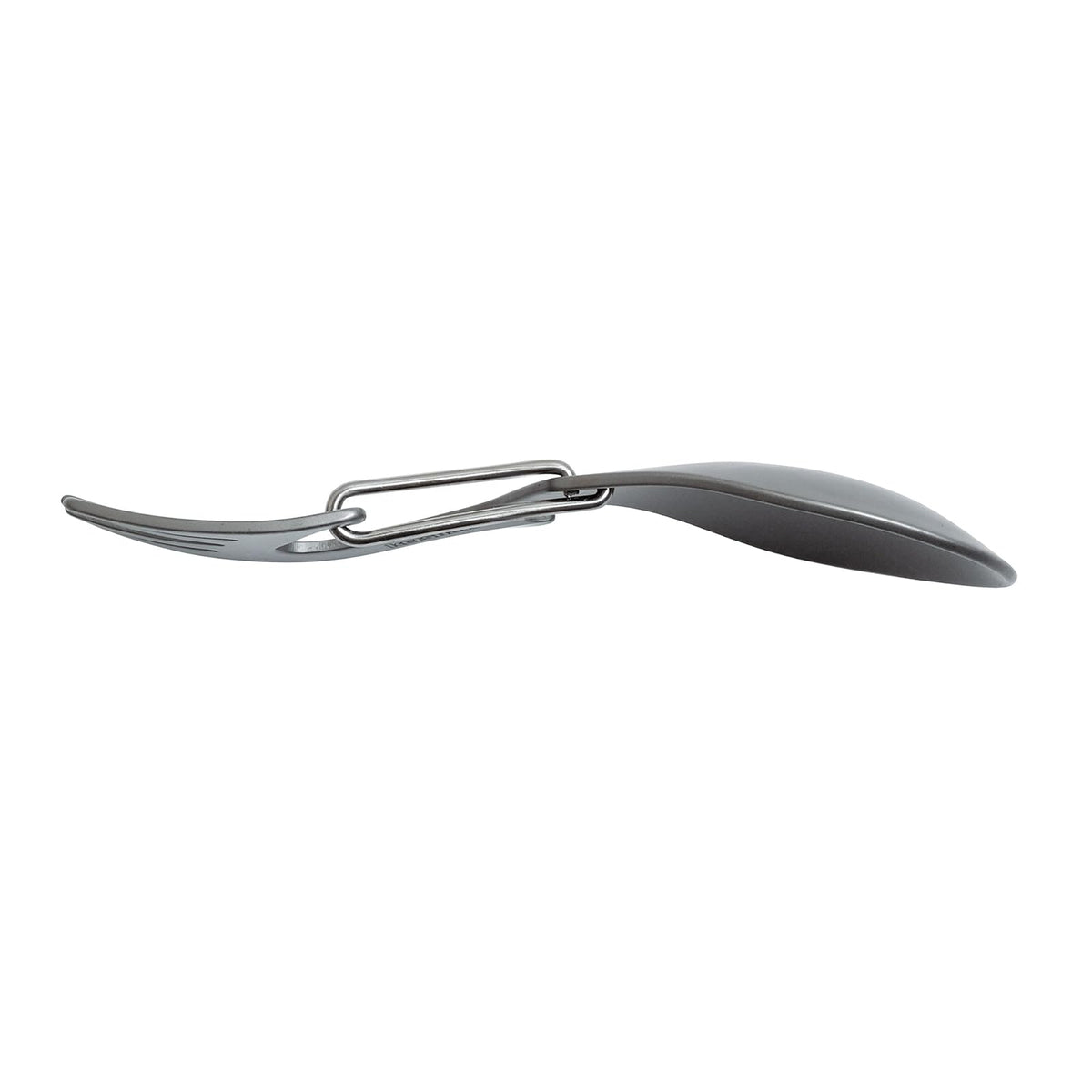 Kershaw Ration - Espátula Multiherramienta, Cuchara de Acero Inoxidable, Tenedor, mosquetón y abridor de Botellas, Longitud Regular y XL