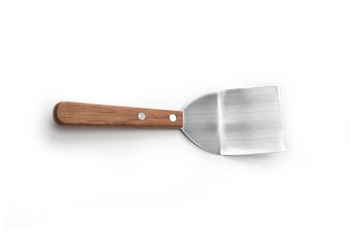 Fox Run 5341 Espátula para Galletas/Brownie, 1 x 2.25 x 7 Pulgadas, Acero Inoxidable/Madera, Plateado, Medium
