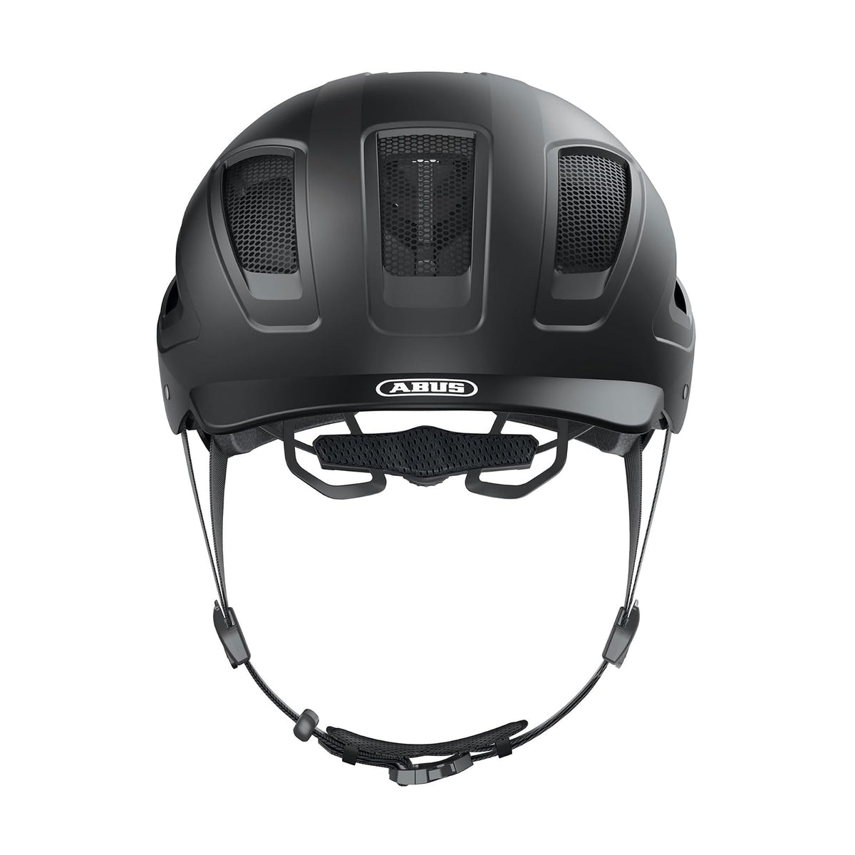 ABUS Stadthelm Hyban 2.0 - Fahrradhelm mit Rücklicht, ABS-Hartschale, guter Passform - für Damen und Herren