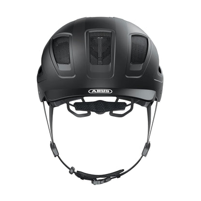ABUS Stadthelm Hyban 2.0 - Fahrradhelm mit Rücklicht, ABS-Hartschale, guter Passform - für Damen und Herren