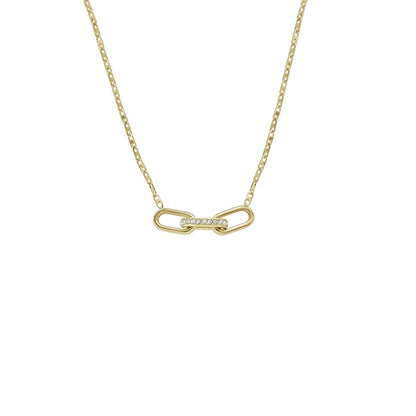 Fossil Collar jf04523710 heritage de acero inoxidable en color dorado para dama