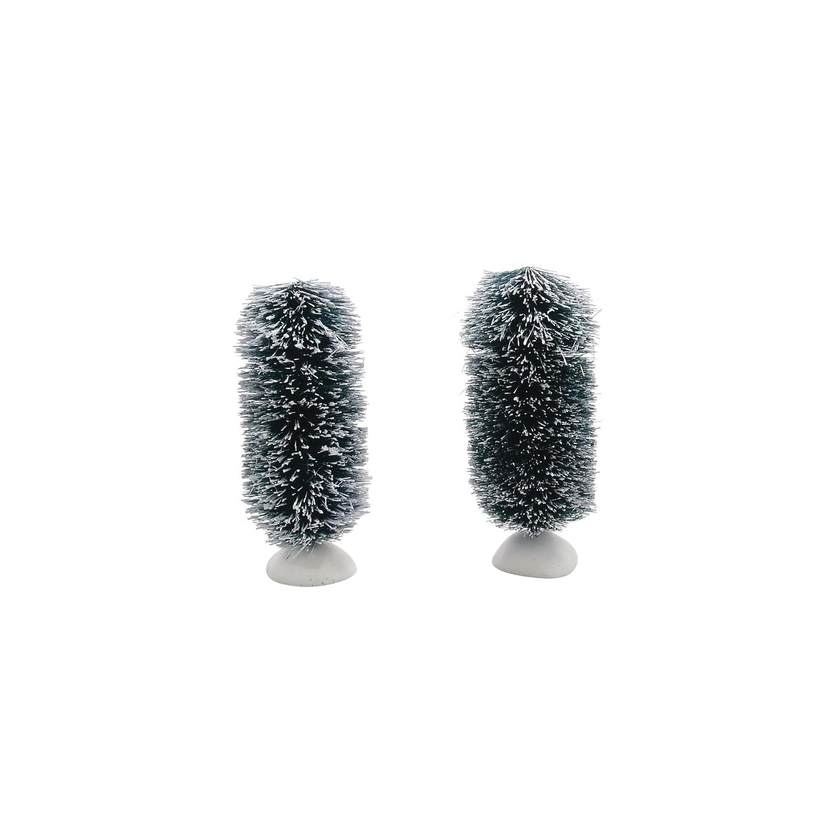 Department 56 Accesorios para aldeas Bag-O-Frosted Topiaries Árbol
