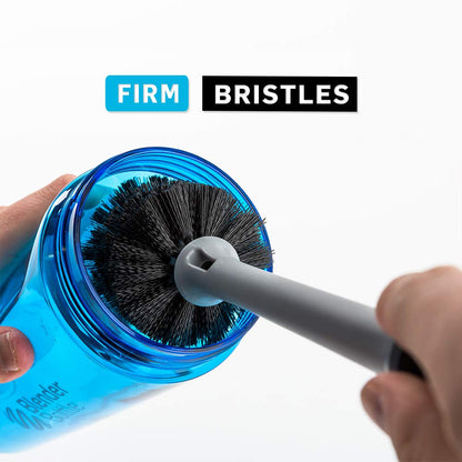 BlenderBottle Botella coctelera 2 en 1 y Cepillo para Polvo de Limpieza de popote, 1 Paquete