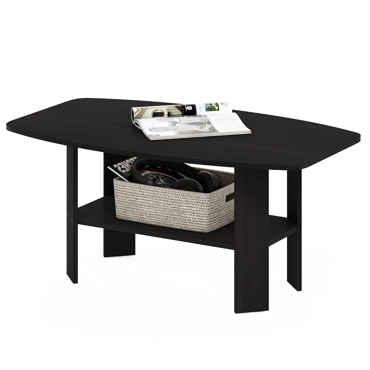 FURINNO 11179CRM - Mesa de Centro de diseño Simple