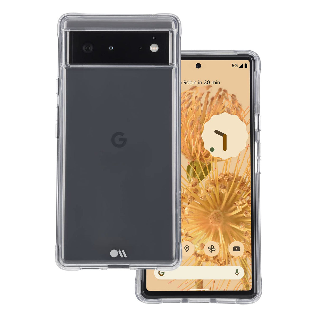 Case-Mate - Serie Tough - Funda para Google Pixel 6 - Delgada - Protección contra caídas de 10 pies - Transparente