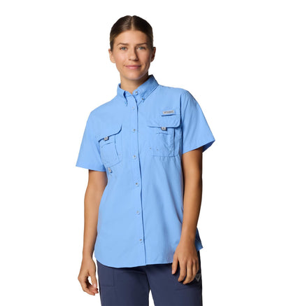 Columbia Bahama II Camisa PFG Manga Corta Mujer - Gorra blanca - M