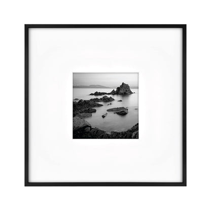 MCS Marco de Fotos Cuadrado de Metal con Alfombrilla - Negro - 20.32 x 20.32 cm (8X8 pulg.)