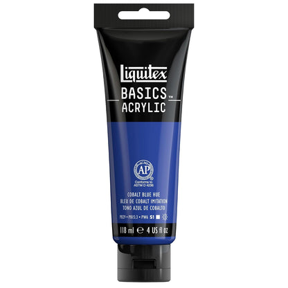 Liquitex Basics Pintura Acrílica, Tubo de 4 oz - Azul (Colbat Blue 170) - Tubo de 4 oz