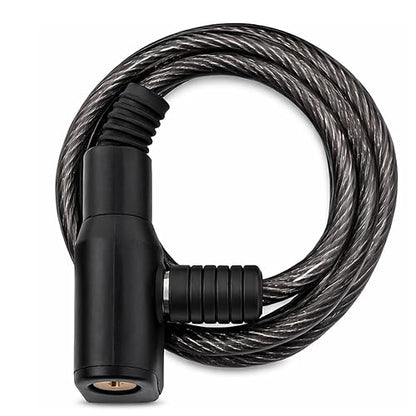 MIKEL´S C-1690 Cable Candado Flexible Llave Seguridad 90 cm