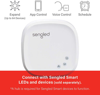 Sengled Smart Hub, For Use with Sengled Smart Products, Compatible with Alexa and Google Assistant